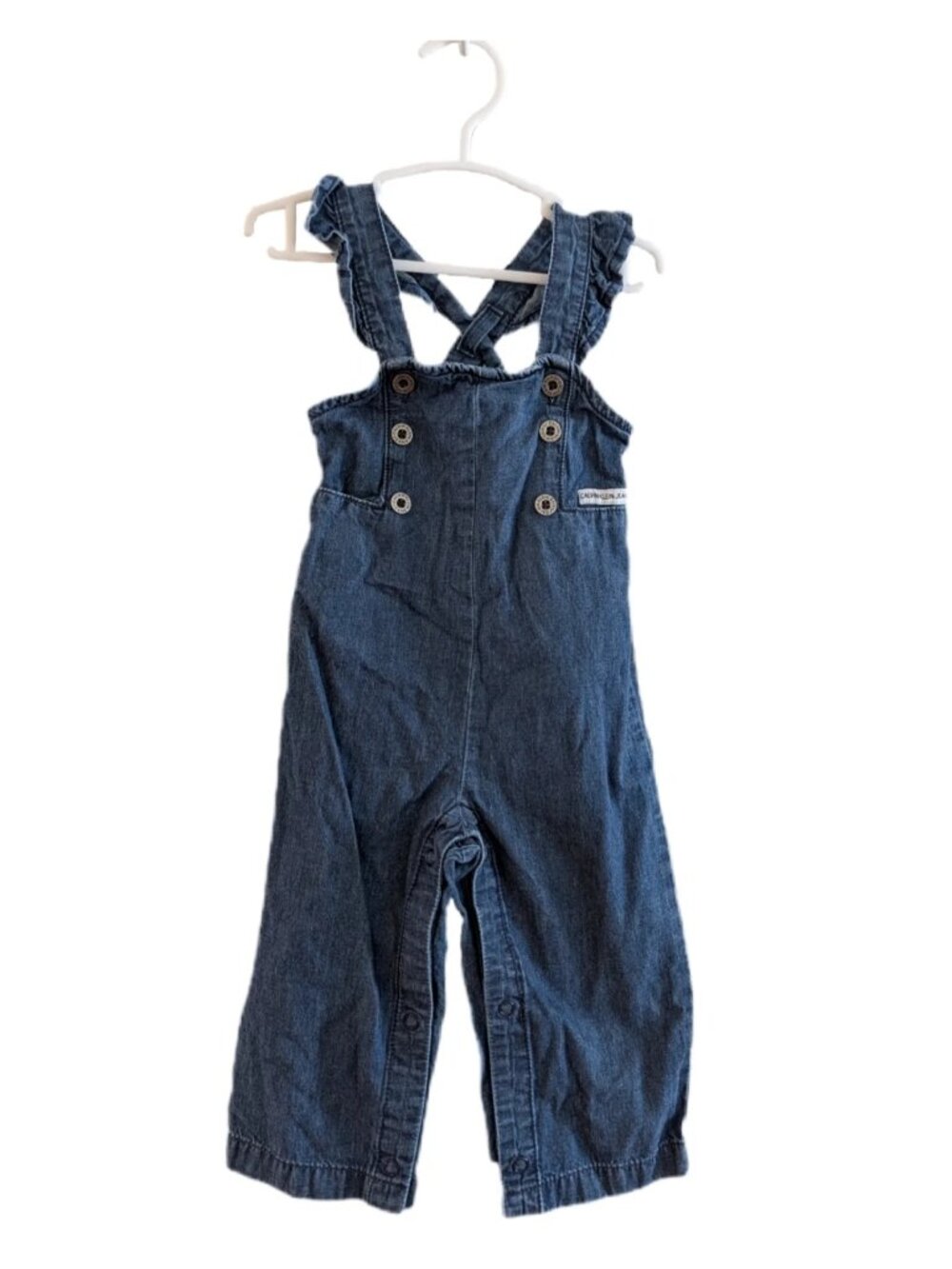 Calvin‎ K. Denim Overalls 18m